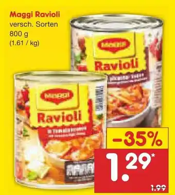 Netto Marken-Discount Maggi Ravioli 800 g Angebot