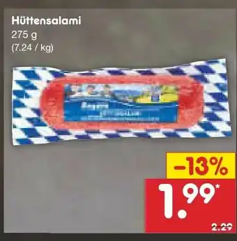 Netto Marken-Discount Hüttensalami 275g Angebot