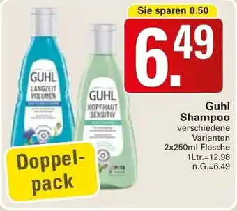 WEZ Guhl Shampoo  2x250ml Flasche Angebot