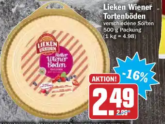 Hit Lieken Wiener Tortenböden 500g Angebot