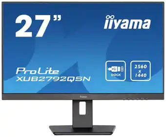 Conrad Iiyama prolite xub2792qsn-b5 led-monitor 68.6 cm (27 zoll) eek e (a - g) 2560 x 1440 pi... Angebot