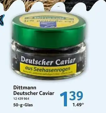 Selgros Dittmann Deutscher Caviar Angebot