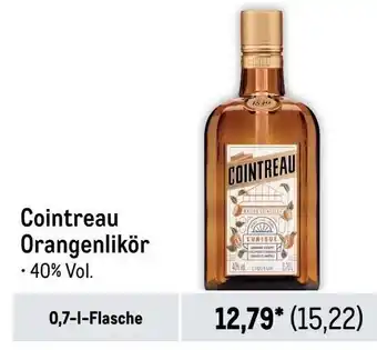 METRO Cointreau Orangenlikör 0,7-1l-Flasche Angebot