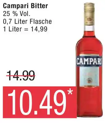 Marktkauf Campari Bitter 0,7 Liter Flasche Angebot