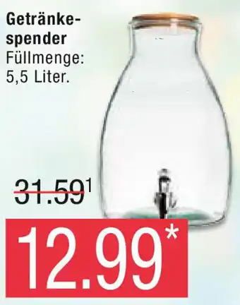 Marktkauf Getränkespender 5,5 Liter Angebot