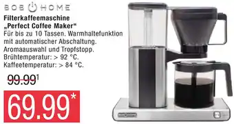 Marktkauf BOB HOME Filterkaffeemaschine ,,Perfect Coffee Maker" Angebot