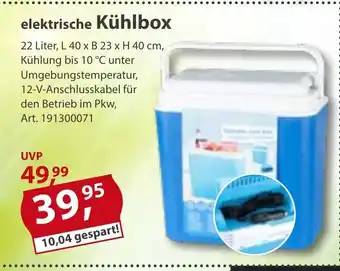 Sonderpreis Baumarkt elektrische Kühlbox 22 Liter Angebot