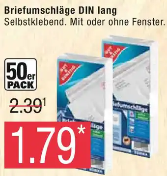 Marktkauf Gut & Günstig Briefumschläge DIN lang Angebot