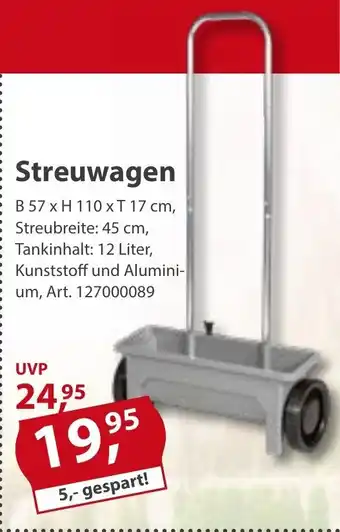 Sonderpreis Baumarkt Streuwagen Angebot