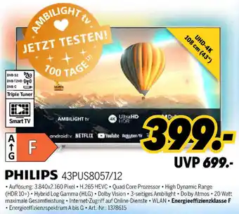 MEDIMAX PHILIPS 43PUS8057/12 Angebot