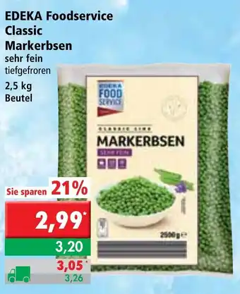 L. STROETMANN GROSSMARKT Edeka Foodservice Classic Markerbsen 2,5kg Beutel Angebot