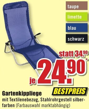 B1 Discount Baumarkt Gartenkippliege Angebot