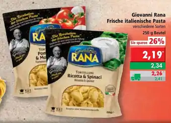 L. STROETMANN GROSSMARKT Giovanni Rana Frische Italienische Pasta 250g Beutel Angebot