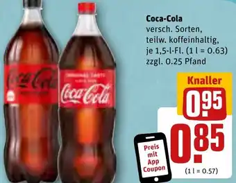 REWE Coca-Cola 1,5 L-Fl. Angebot