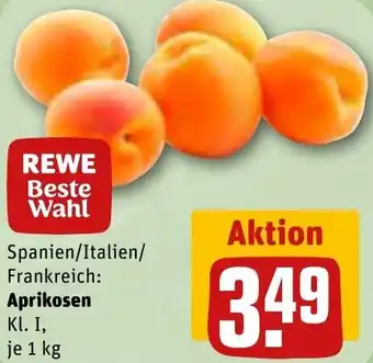 REWE Aprikosen 1 kg Angebot