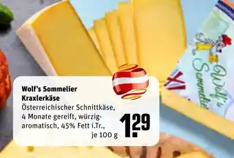 REWE Wolf's Sommelier Kraxlerkäse 100 g Angebot