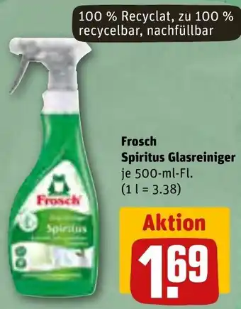 REWE Frosch Spiritus Glasreiniger 500-ml-Fl. Angebot