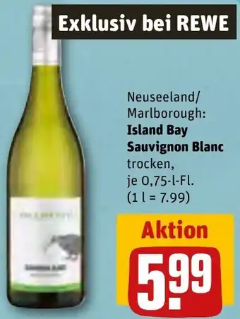 REWE Island Bay Sauvignon Blanc 0,75 L-Fl. Angebot