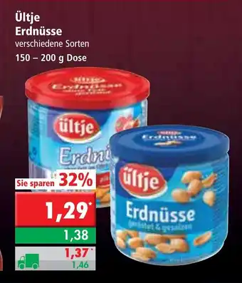 L. STROETMANN GROSSMARKT Ültje Erdnüsse 150g - 200g Dose Angebot