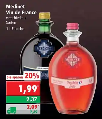 L. STROETMANN GROSSMARKT Medinet Vin de France 1L Angebot