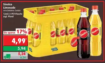 L. STROETMANN GROSSMARKT Sinalco Limonade 12x0,5L Angebot