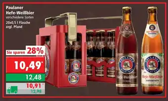 L. STROETMANN GROSSMARKT Paulaner Hefe Weißbier 20 x 0,5 L Angebot