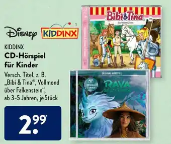 Aldi Süd Disney Kiddinx CD Hörspiel für Kinder Angebot