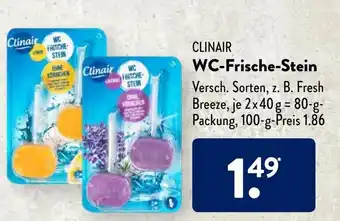 Aldi Süd Clinair WC Frische Stein 2x40g Angebot