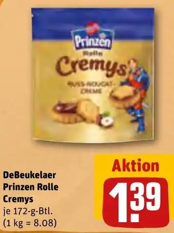 REWE DeBeukelaer Prinzen Rolle Cremys 172-g-Btl. Angebot