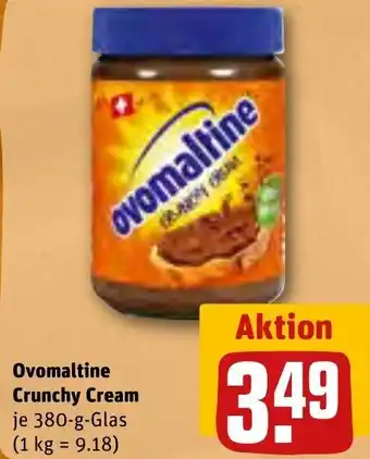 REWE Ovomaltine Crunchy Cream 380-g-Glas Angebot