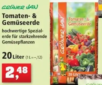 Thomas Philipps GRÜNER JAN Tomaten & Gemüseerde 20 Liter Angebot