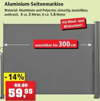 Thomas Philipps Aluminium-Seitenmarkise Angebot