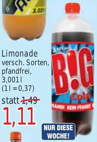 Wiglo Wunderland Limonade 3,001 L Angebot