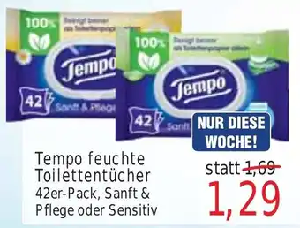 Wiglo Wunderland Tempo feuchte Toilettentücher 42er-Pack Angebot