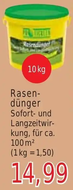 Wiglo Wunderland Rasendünger 10 kg Angebot