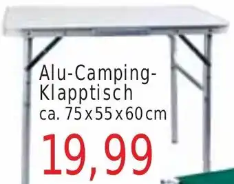 Wiglo Wunderland Alu-Camping-Klapptisch Angebot