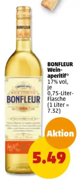 PENNY BONFLEUR Weinaperitif 0,75-Liter Flasche Angebot