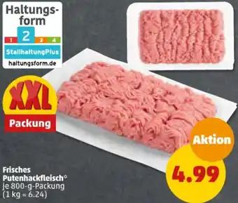 PENNY Frisches Putenhackfleisch 800-g-Packung Angebot
