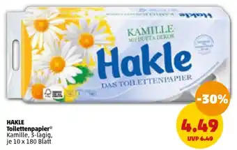 PENNY HAKLE Toilettenpapie Angebot