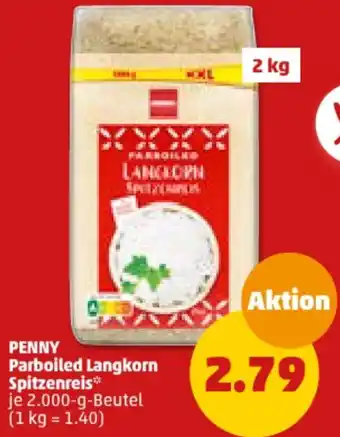 PENNY PENNY Parboiled Langkorn Spitzenreis 2.000-g-Beutel Angebot