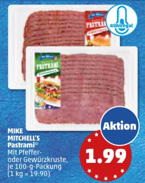 MIKE MITCHELL'S Pastrami 100gPackung Angebot bei PENNY
