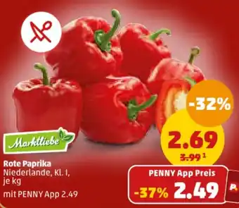 PENNY Rote Paprika Angebot