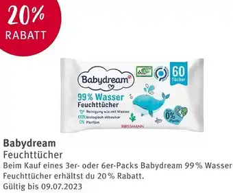 Rossmann Babydream Feuchttücher Angebot