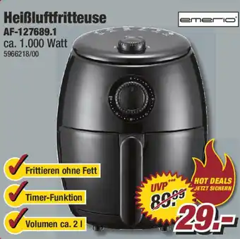 Poco Emerio Heißluftfritteuse AF-127689.1 Angebot