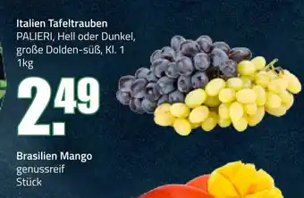 Ihr Frischmarkt Italien Tafeltrauben 1kg Angebot