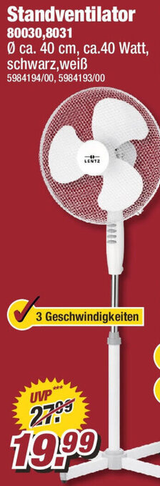 Poco Standventilator Angebot