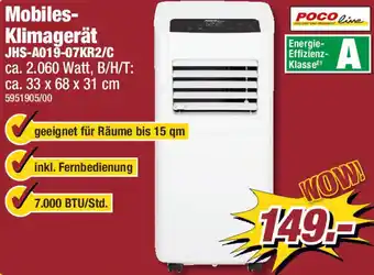 Poco Poco Line Mobiles-Klimagerät JHS-A019-07KR2/C Angebot