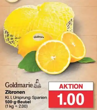 Famila Nord West Goldmarie Zitronen 500 g Beutel Angebot