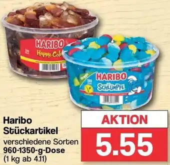 Famila Nord West Haribo Stückartikel 960-1350-g-Dose Angebot