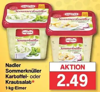 Famila Nord West Nadler Sommerknüller Kartoffel- oder Krautsalat* 1-kg-Eimer Angebot